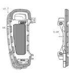 16211241 FLOORBOARD ADJUSTABLE WIDTH BL