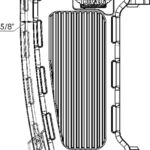 16211241 FLOORBOARD ADJUSTABLE WIDTH BL