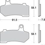 17211773 BRAKE PAD SINT FR