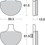 17211761 BRAKE PAD SINT FR