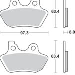 17211772 BRAKE PAD SINT FR