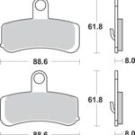 17211776 BRAKE PAD SINT FR