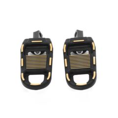 FOOTPEGS ADJUSTABLE BLACK/GOLD